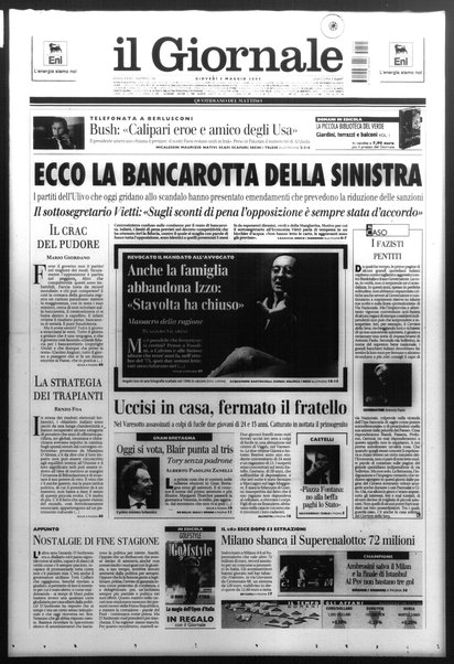 Il giornale : quotidiano del mattino